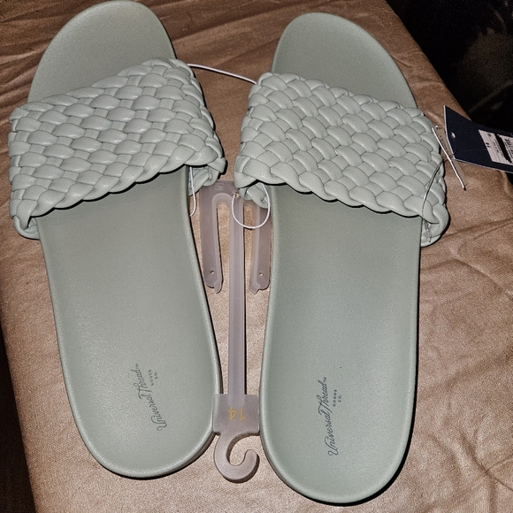 Universal Thread Women’s Polly Woven Slide Sandals Size 14 - Picture 4 of 6